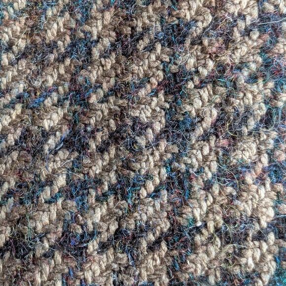 Lauren Ralph Lauren Alpaca Wool Midi Skirt - Brown Houndstooth Small - Picture 6 of 9